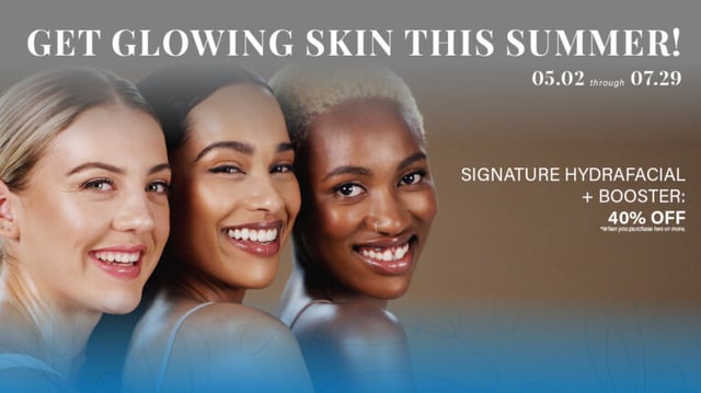 hydrafacial 40% off special